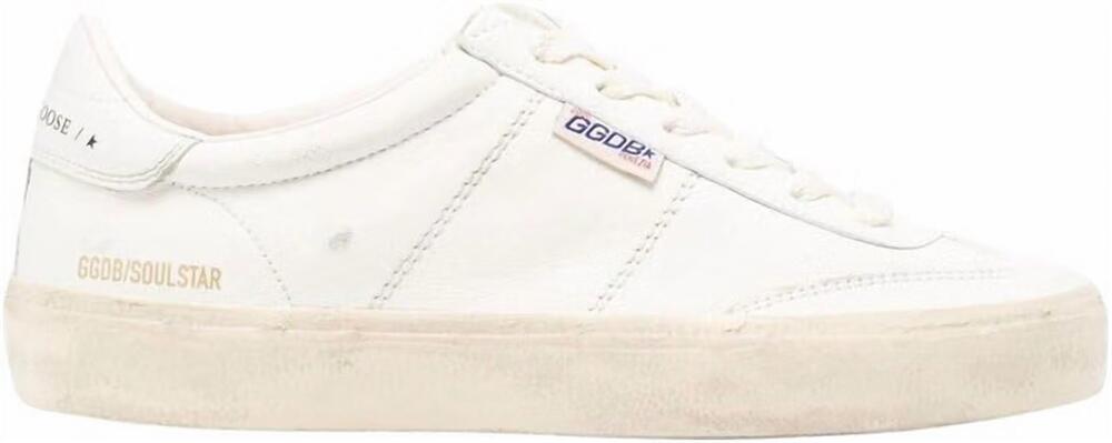 NEW GOLDEN GOOSE women's soul-star sneaker in white/milk